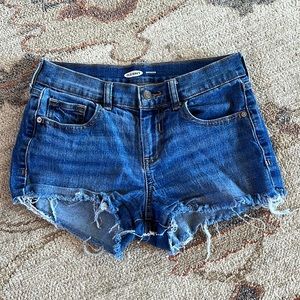 Distressed Boyfriend Jean Shorts